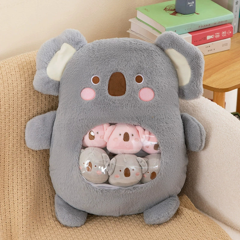[Great Value] Snacks, pillows, plush toys, stress relief, cute little animal dolls, girls' birthday gifts, girlfriends, best friends, Children's Day gifts, a large bag of dolls