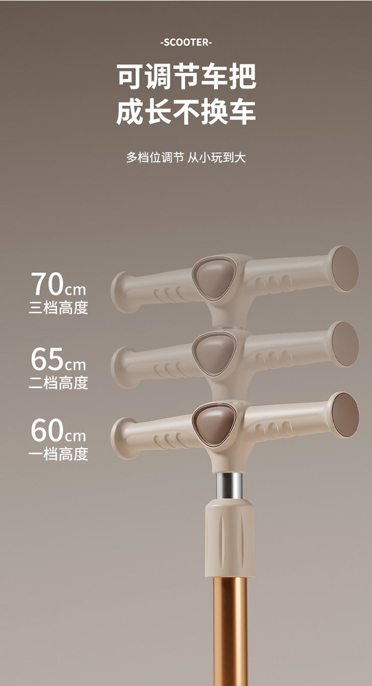 Children's scooter three-in-one 1-3-6 years old boys and girls slide baby can sit and ride the slide car