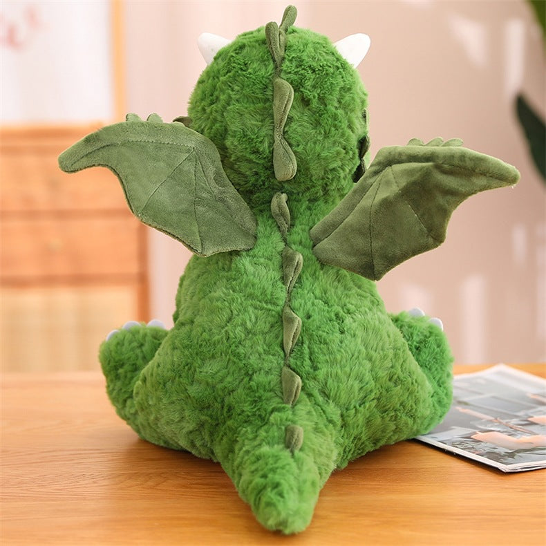 [Dinosaur Egg with Wings] Hatchable Ugly Cute Plush Toy Children's Soothing Sleeping Pillow 20/35cm Dual Size Optional Creative Children's Birthday Gift