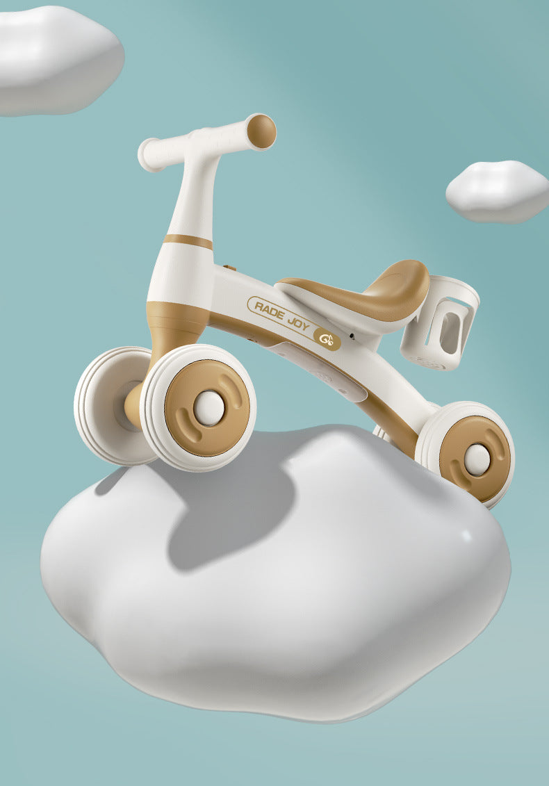 Children's balance car baby walker 1-3 years old entry-level child baby scooter four-wheeled slide