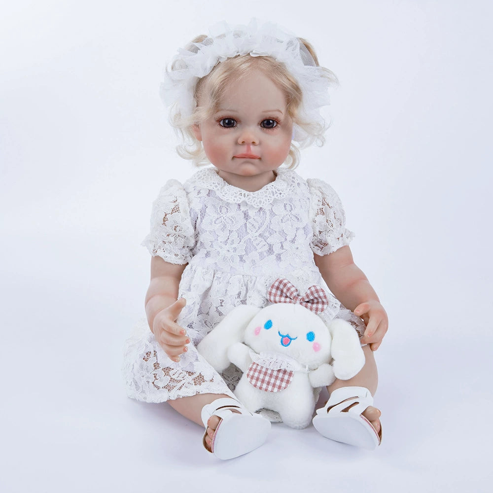 [Christmas Ritual Sense] C position gift! 22-inch high-end painted reborn doll to offer warm Christmas companionship
