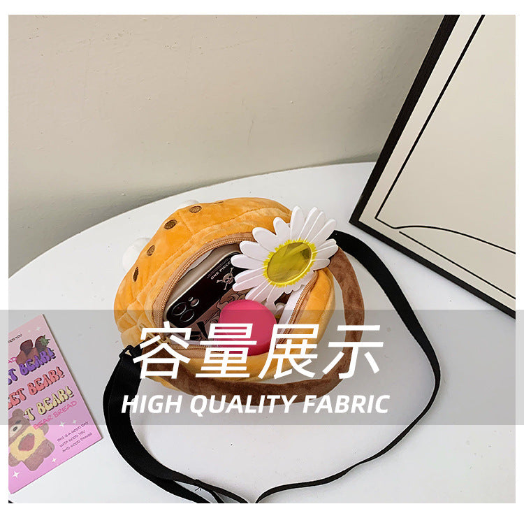 Too cute! Hamburger, French Fries, and Coke Plush Bag | Soft and cute shoulder bag for girls | Custom orders available at competitive prices