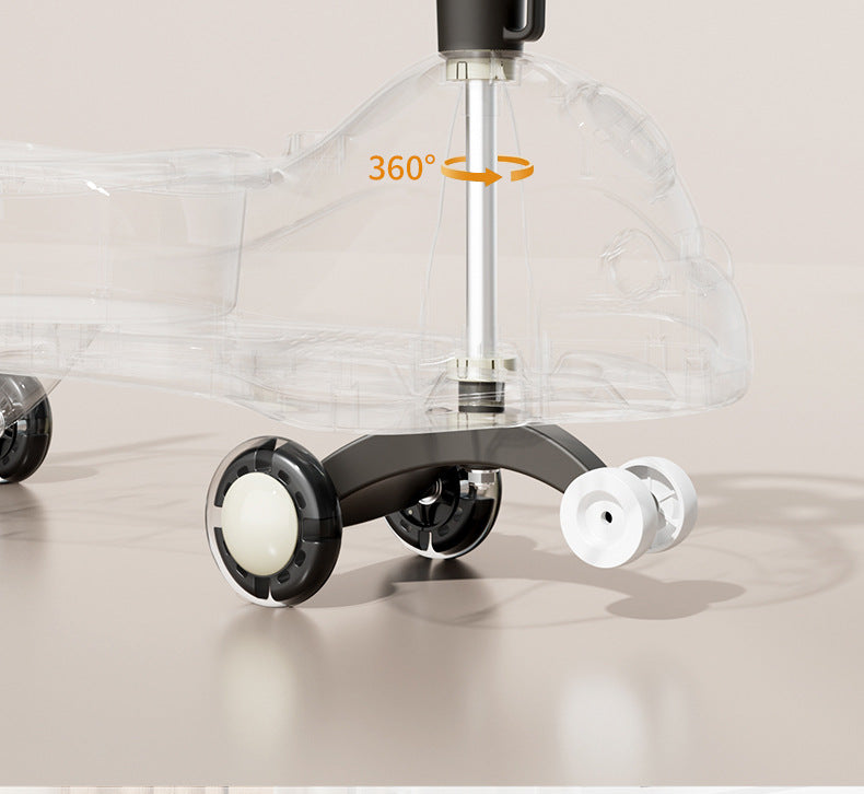 Children's Twister Car 1-Year-Old Baby Stroller Adult-Sized Anti-Tip Wobble Wheel Slide Car