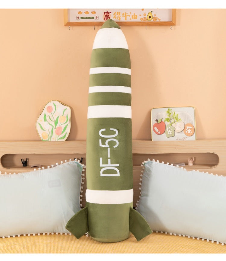 Aerospace Plush Rocket - Soft Simulation Spacecraft Model for Display & Fan Gifts