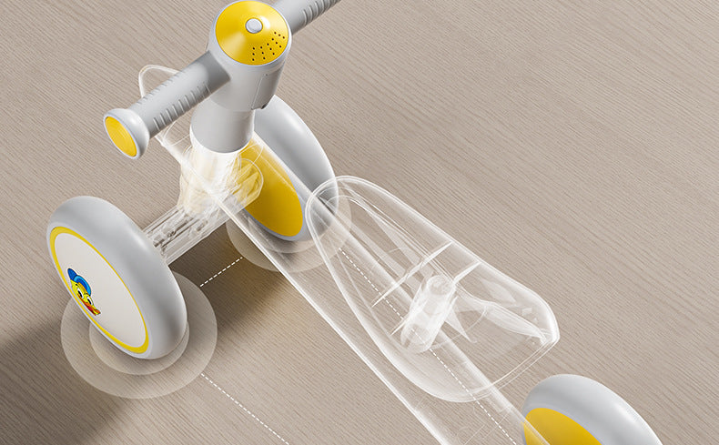 Children's balance wheel without pedals, external rocket balance car, sliding walker, scooter, yo-yo car, twisting car