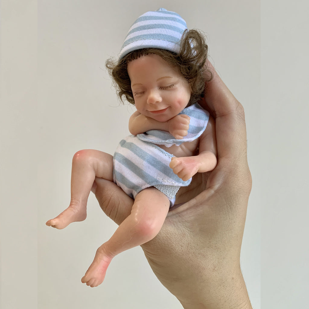 Palm Treasures | New 15cm "Little April" All-Platinum Silicone Rebirth Doll