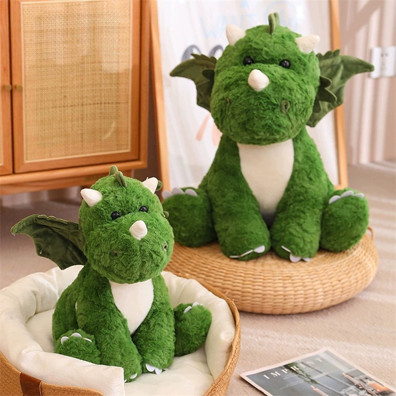 [Dinosaur Egg with Wings] Hatchable Ugly Cute Plush Toy Children's Soothing Sleeping Pillow 20/35cm Dual Size Optional Creative Children's Birthday Gift
