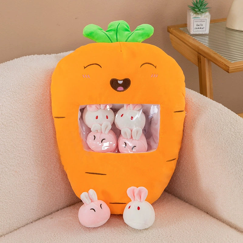 [Great Value] Snacks, pillows, plush toys, stress relief, cute little animal dolls, girls' birthday gifts, girlfriends, best friends, Children's Day gifts, a large bag of dolls