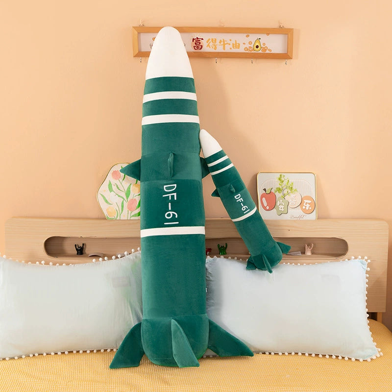 Aerospace Plush Rocket - Soft Simulation Spacecraft Model for Display & Fan Gifts