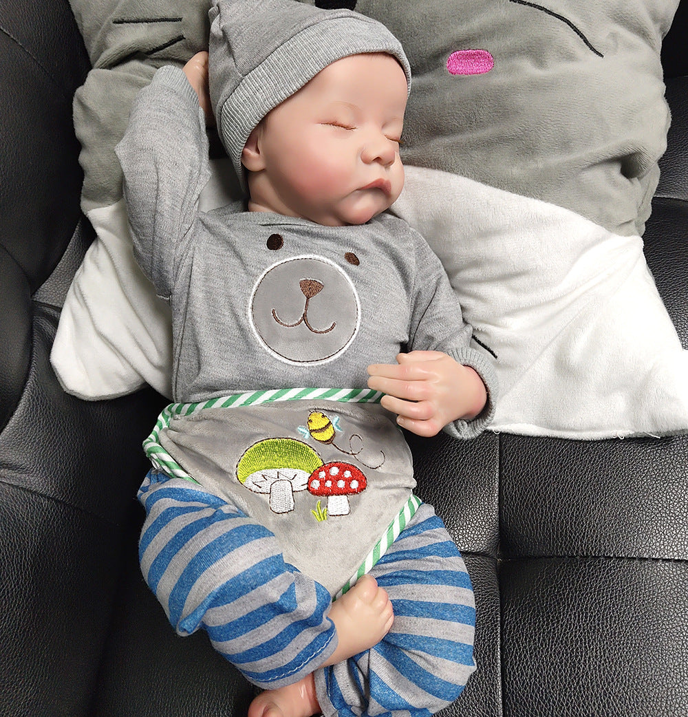 18-inch Warm Companion | Vinyl Reborn Doll, Early Childhood Simulation Toy Gift