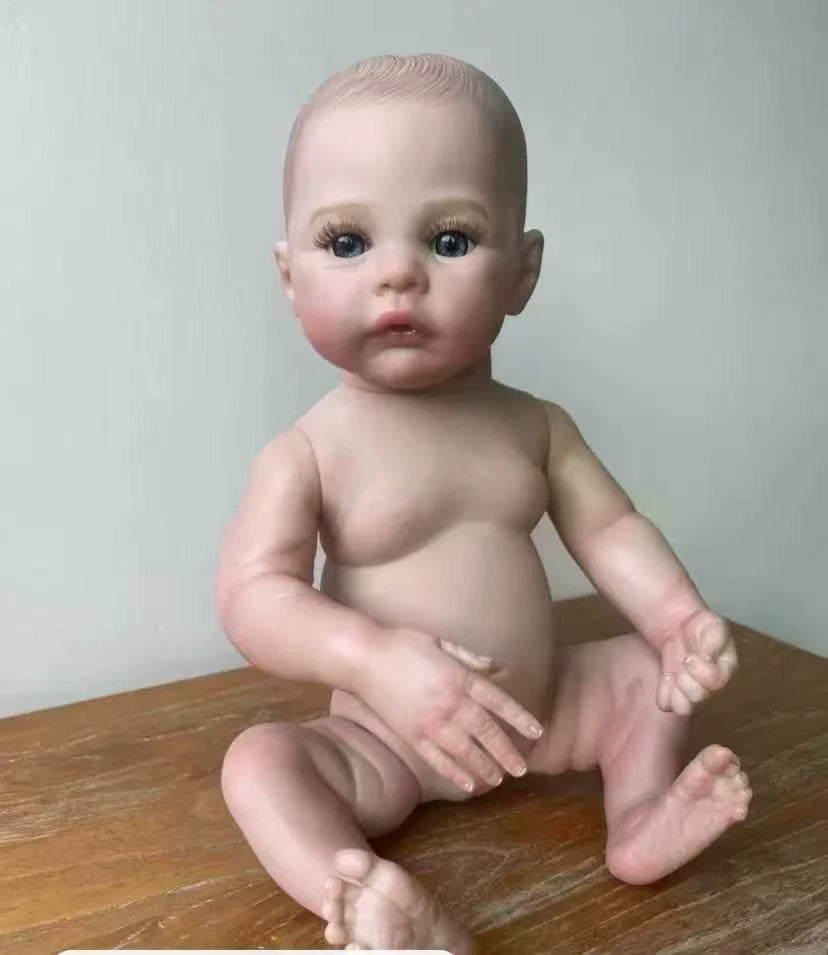 18-inch LOULOU/Levi/Bettie reborn doll 48 cm realistic silicone/vinyl baby hand-painted collectible doll