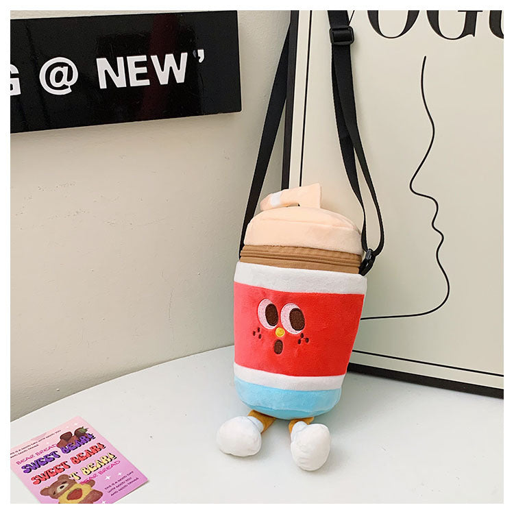 Too cute! Hamburger, French Fries, and Coke Plush Bag | Soft and cute shoulder bag for girls | Custom orders available at competitive prices
