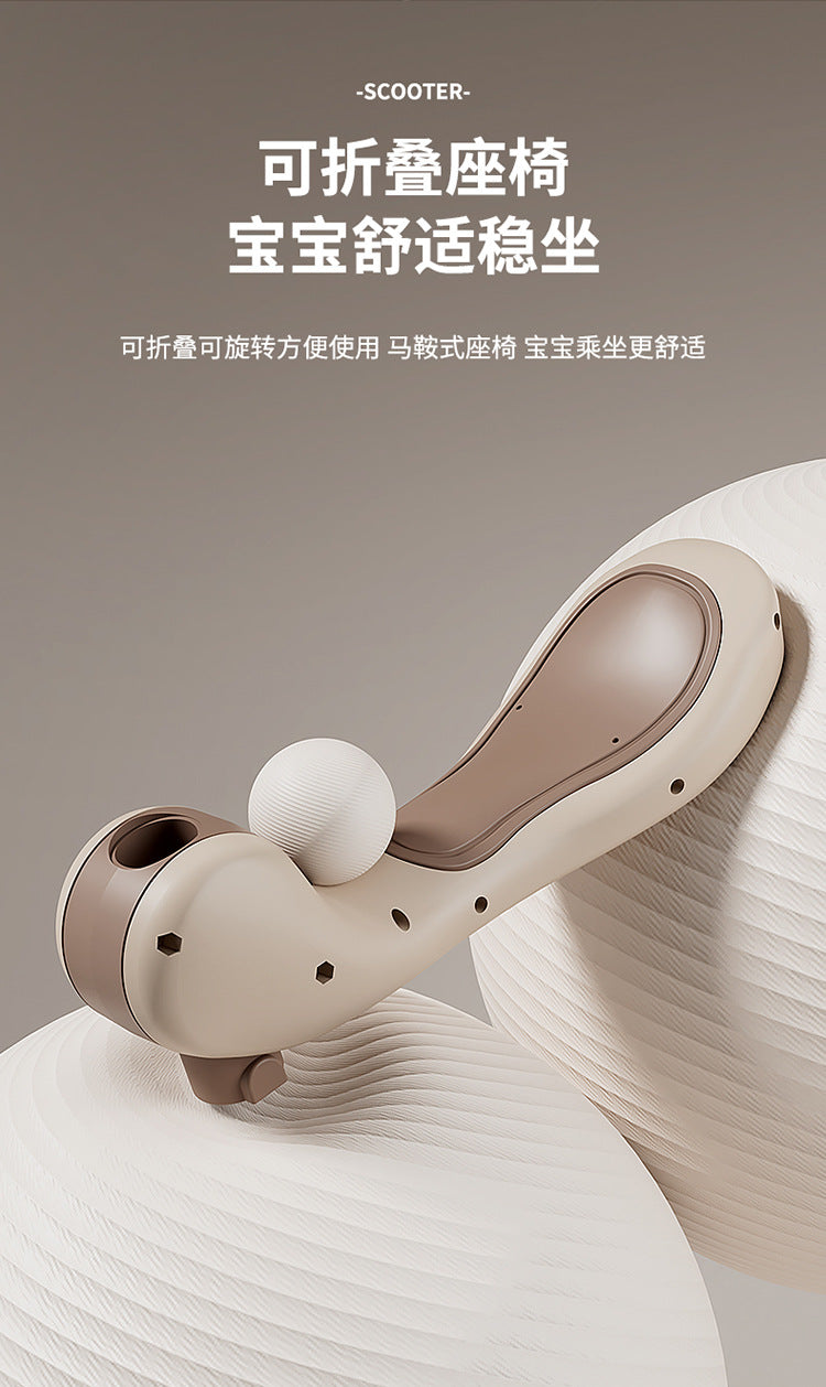 Children's scooter three-in-one 1-3-6 years old boys and girls slide baby can sit and ride the slide car