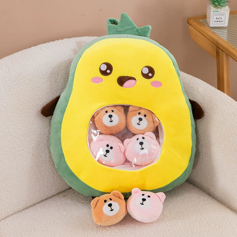 [Great Value] Snacks, pillows, plush toys, stress relief, cute little animal dolls, girls' birthday gifts, girlfriends, best friends, Children's Day gifts, a large bag of dolls