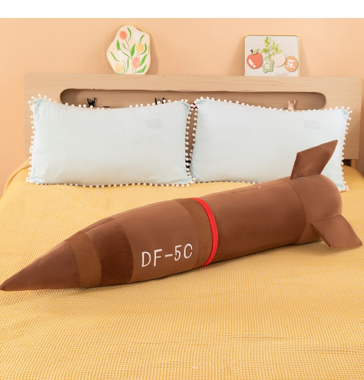Aerospace Plush Rocket - Soft Simulation Spacecraft Model for Display & Fan Gifts