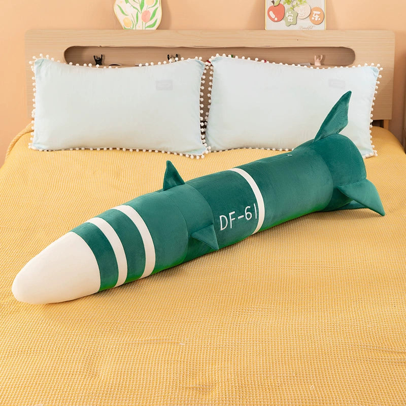 Aerospace Plush Rocket - Soft Simulation Spacecraft Model for Display & Fan Gifts