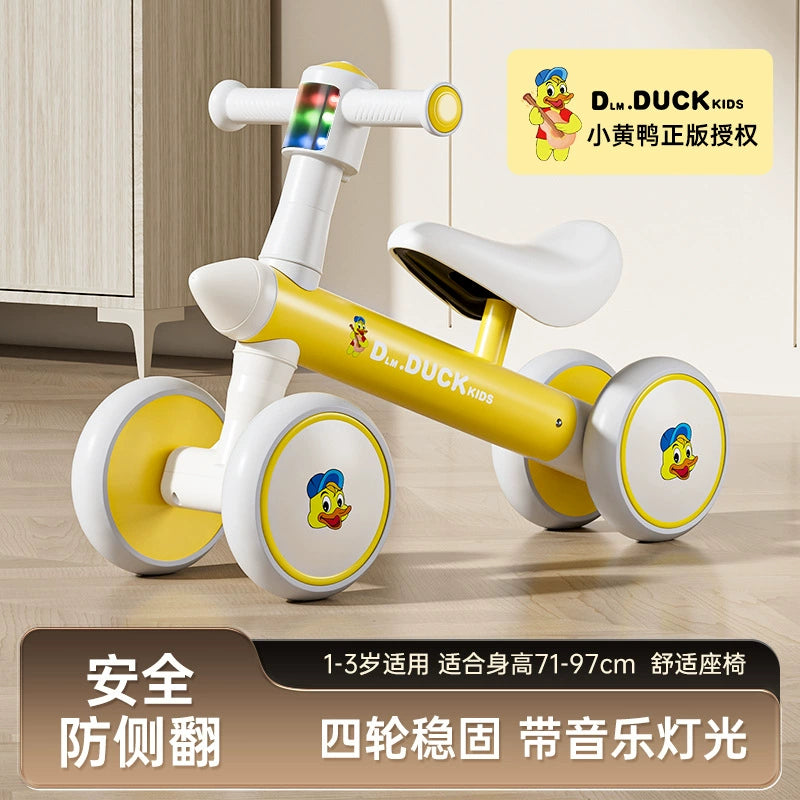 Children's balance wheel without pedals, external rocket balance car, sliding walker, scooter, yo-yo car, twisting car