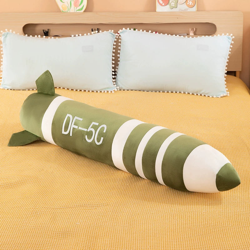 Aerospace Plush Rocket - Soft Simulation Spacecraft Model for Display & Fan Gifts
