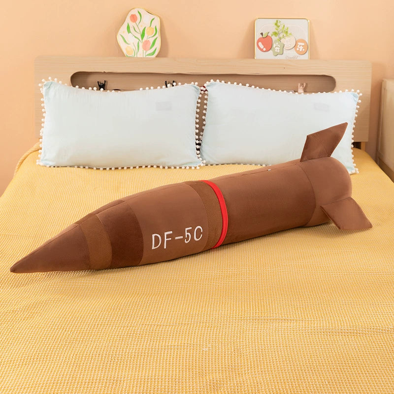 Aerospace Plush Rocket - Soft Simulation Spacecraft Model for Display & Fan Gifts