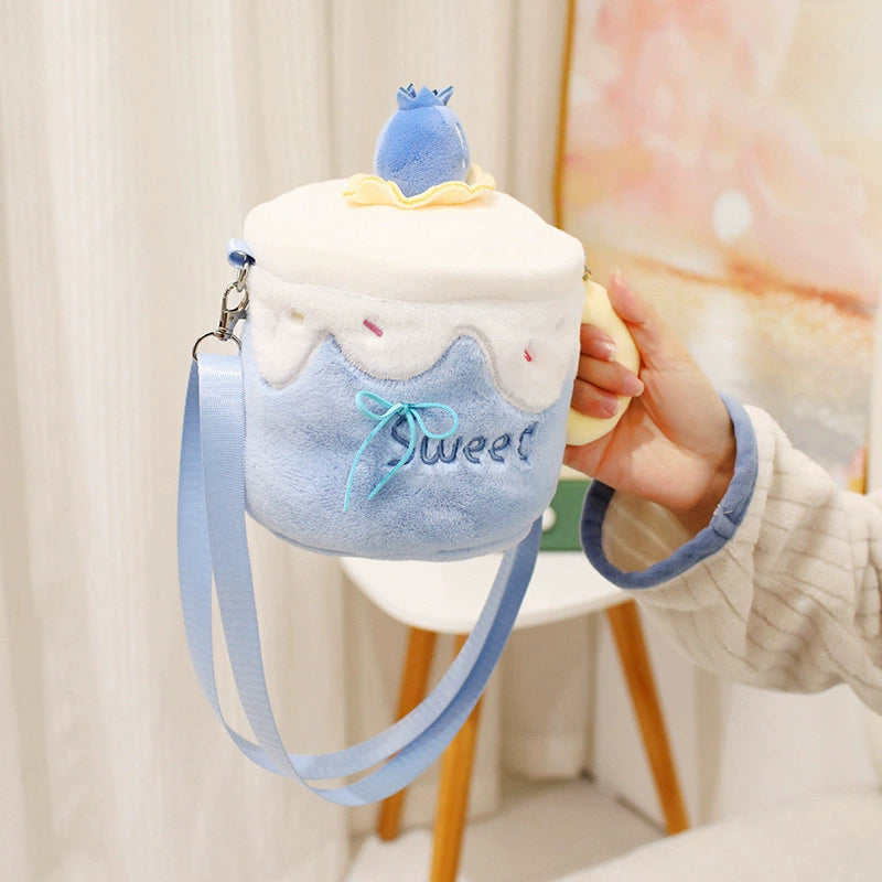 [Detachable lamb bag] Plush doll crossbody shoulder bag Cute animal doll bag Creative gift for girlfriends and couples, soothing and companionship