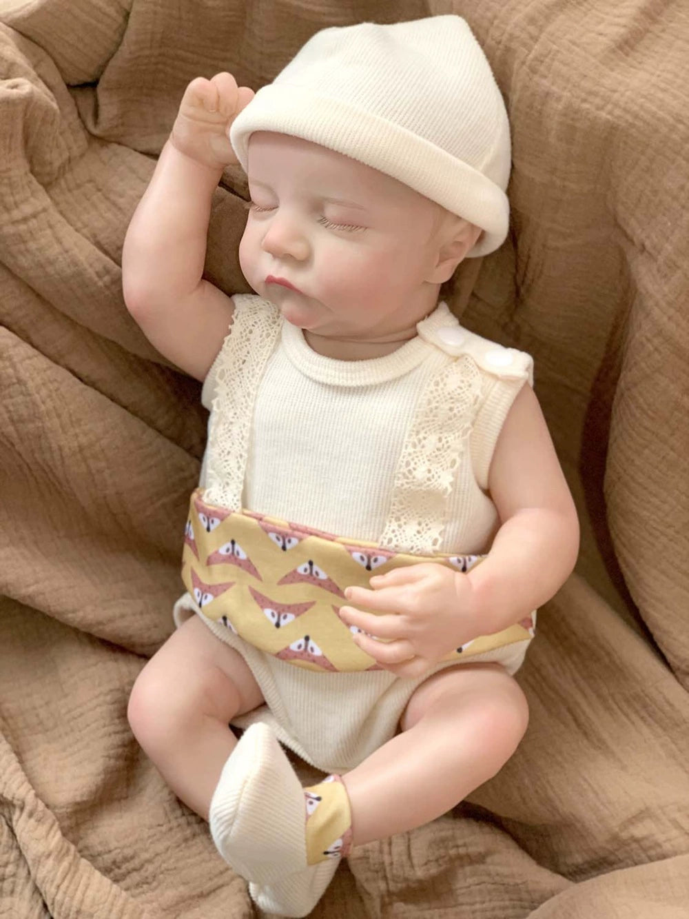 8-inch Levi's Reborn Doll - Super realistic vinyl cloth body baby toy hand-painted collectible art doll