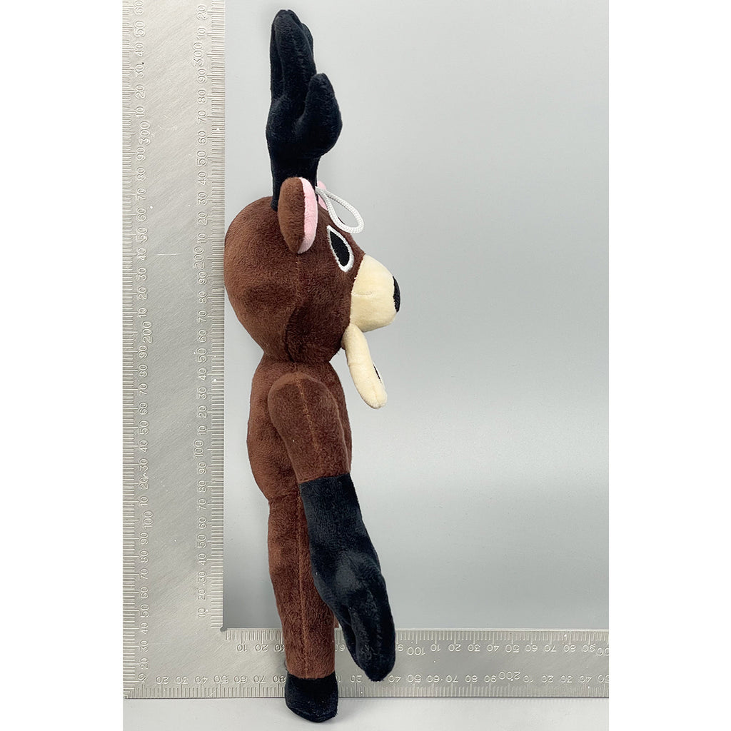 Mysterious Elk Plush - Eerie Cuddle Companion Inspired by 99Nights, Unique Gothic Decor