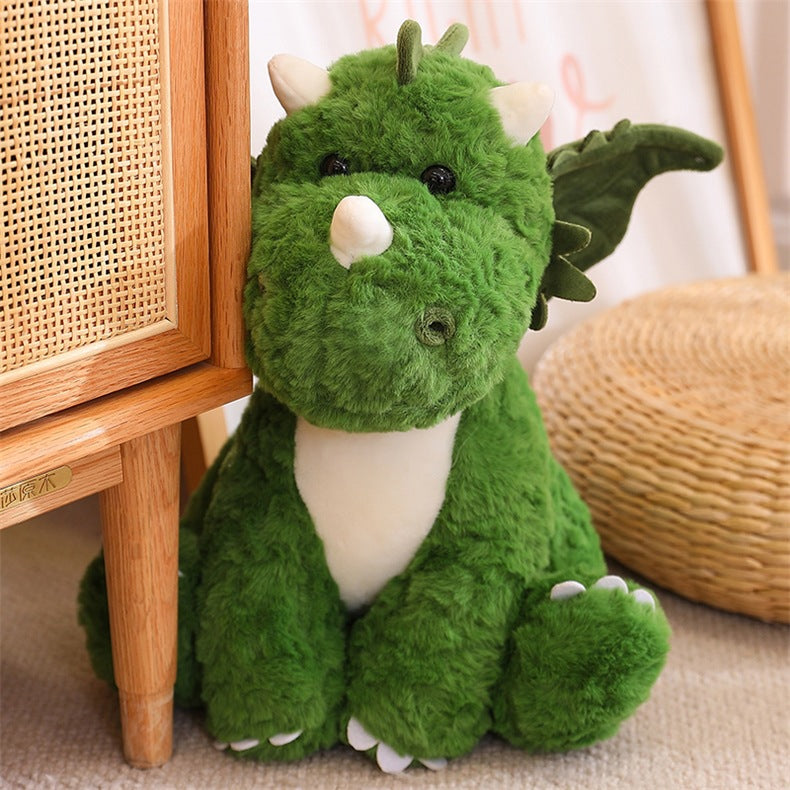 [Dinosaur Egg with Wings] Hatchable Ugly Cute Plush Toy Children's Soothing Sleeping Pillow 20/35cm Dual Size Optional Creative Children's Birthday Gift