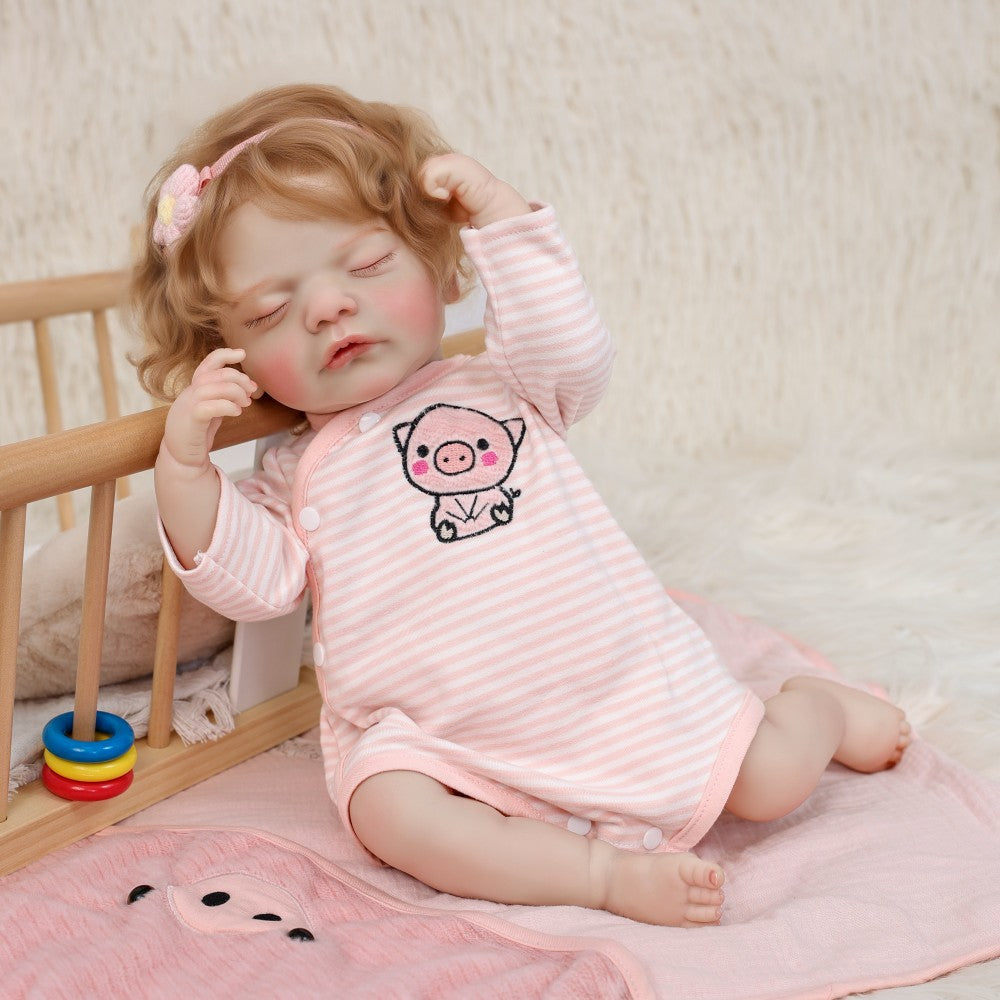 50CM Full Soft Vinyl Reborn Doll Super Soft Simulation Baby Doll Full of Hug Feeling Collectible Gift Doll