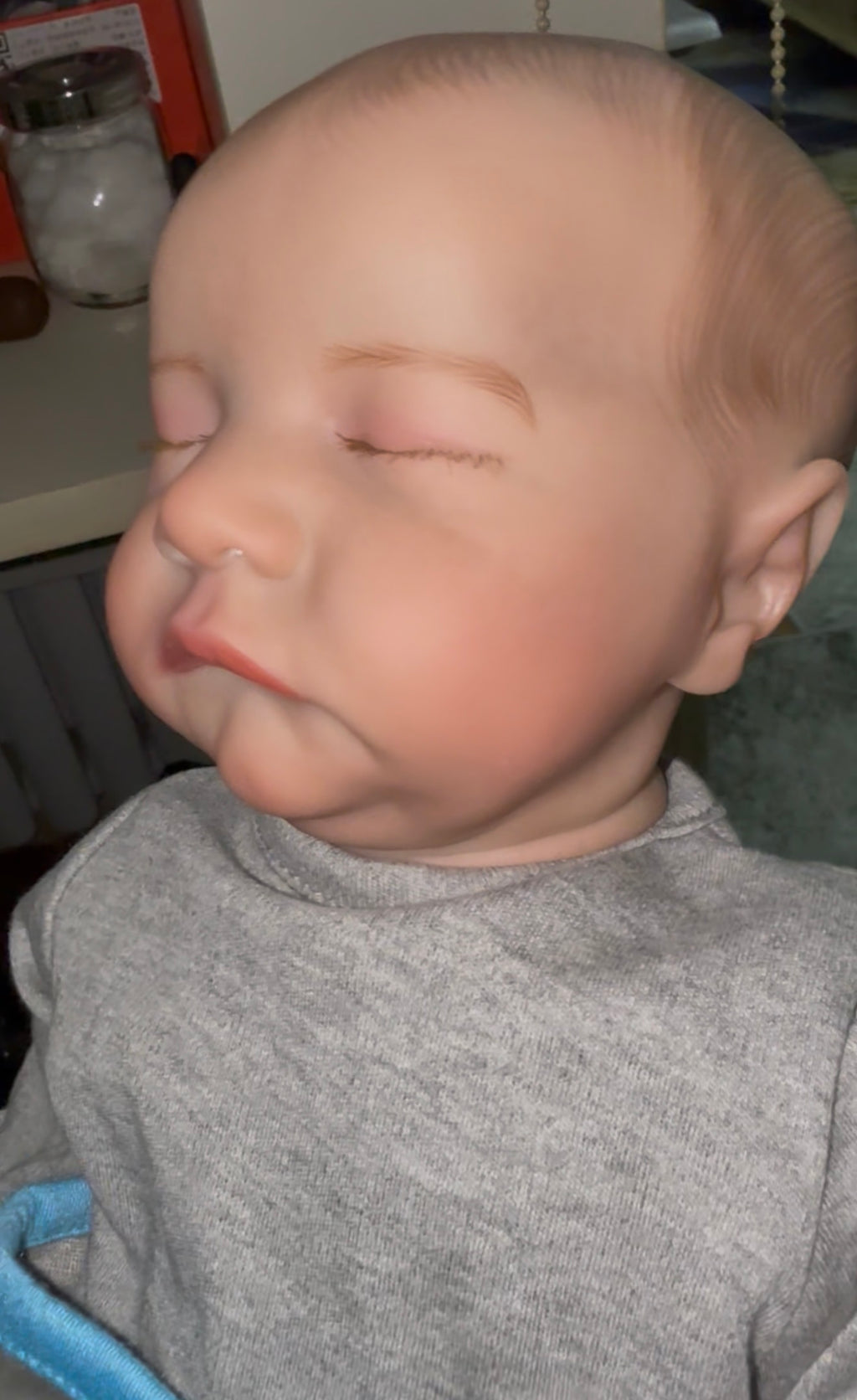 8-inch Levi's Reborn Doll - Super realistic vinyl cloth body baby toy hand-painted collectible art doll