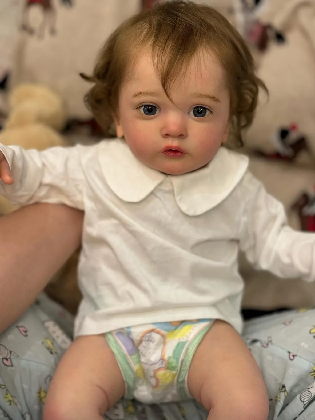 Doll simulation baby reborn pure handmade doll can be dressed up reborn dolls