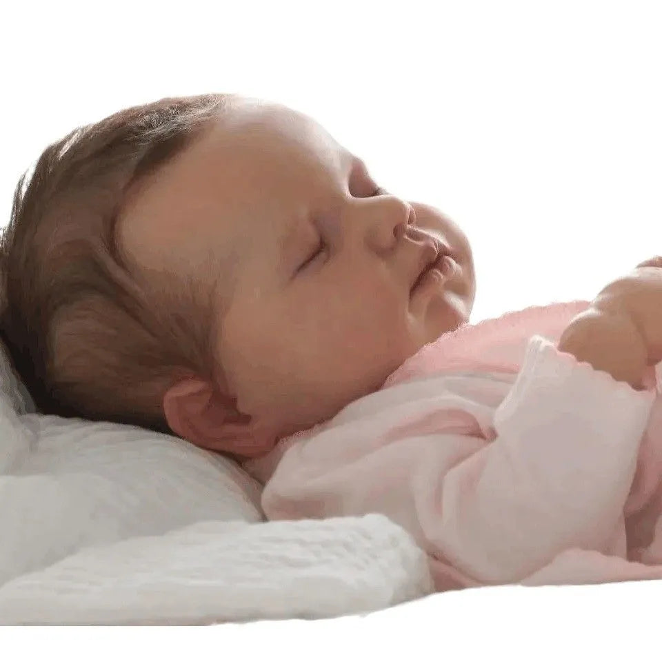 [Bathable Simulated Baby] 49cm 3D skin and hair transplant doll! Fully submersible, perfect Christmas or birthday gift, accompany baby in water play time!