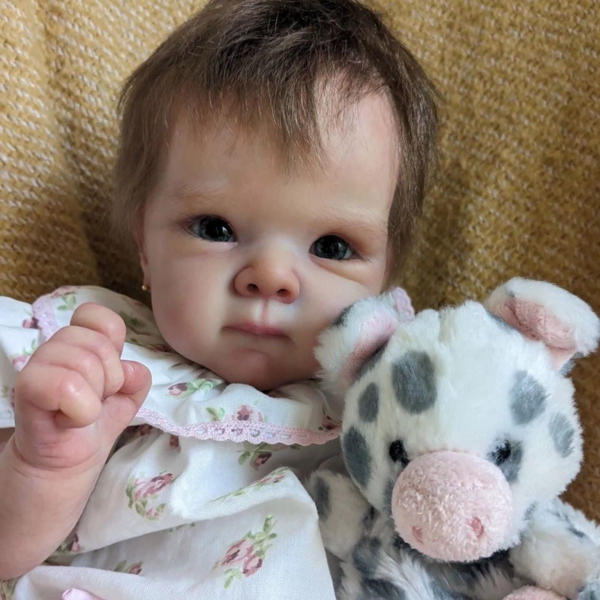 [Collectible Reborn Doll] Handmade hair transplant Reborndoll! Simulates a newborn baby with delicate skin texture and supports full-body dressing.
