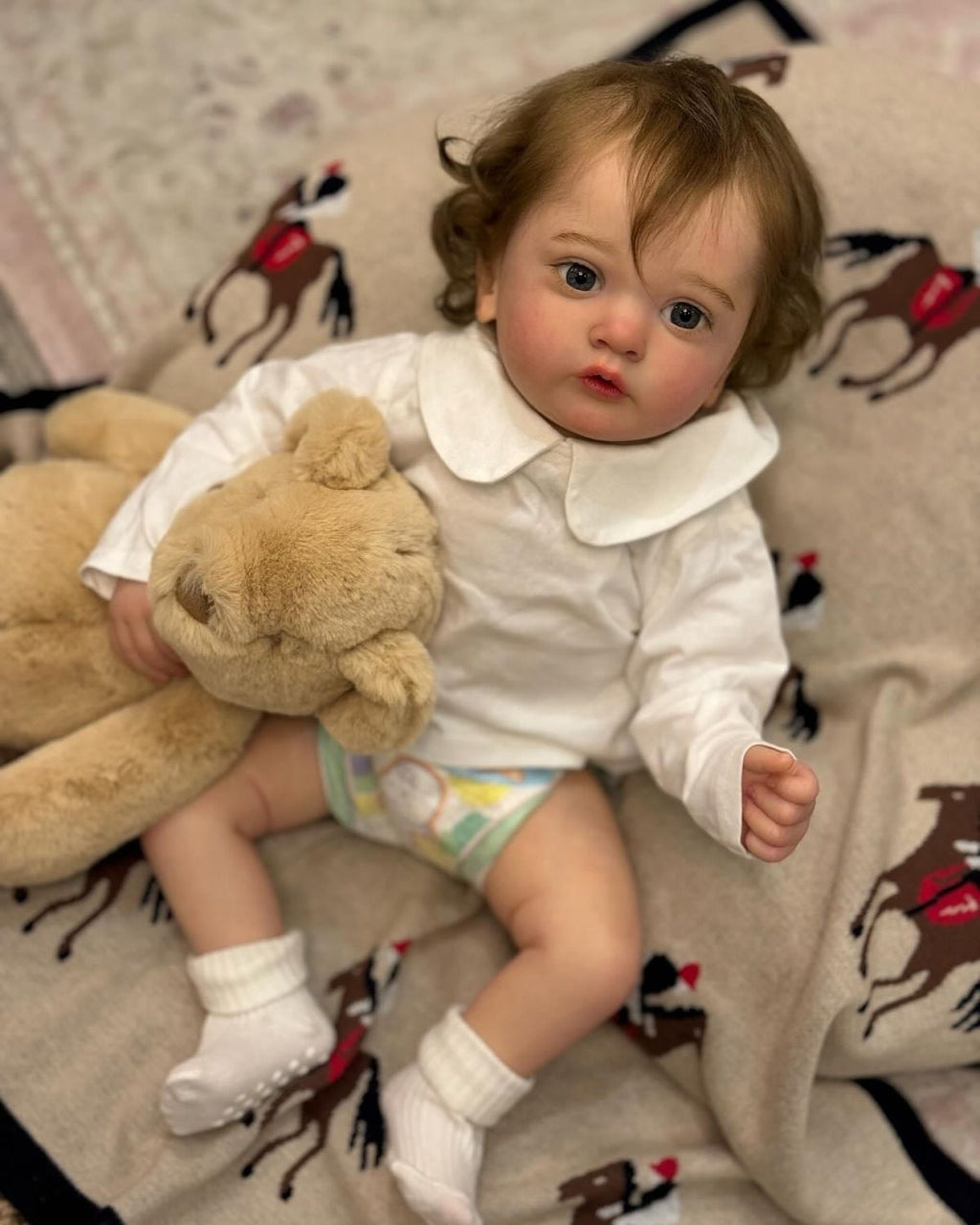 Doll simulation baby reborn pure handmade doll can be dressed up reborn dolls