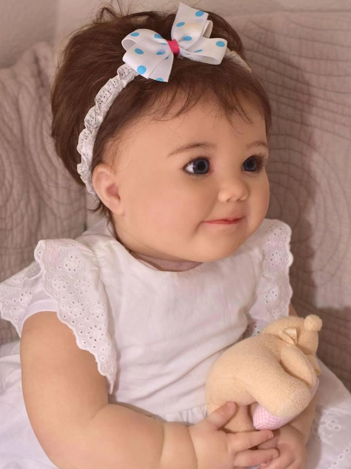 60cm Simulated Baby Reborn Doll Handmade 3D Skin Vein Visible Blood Threads