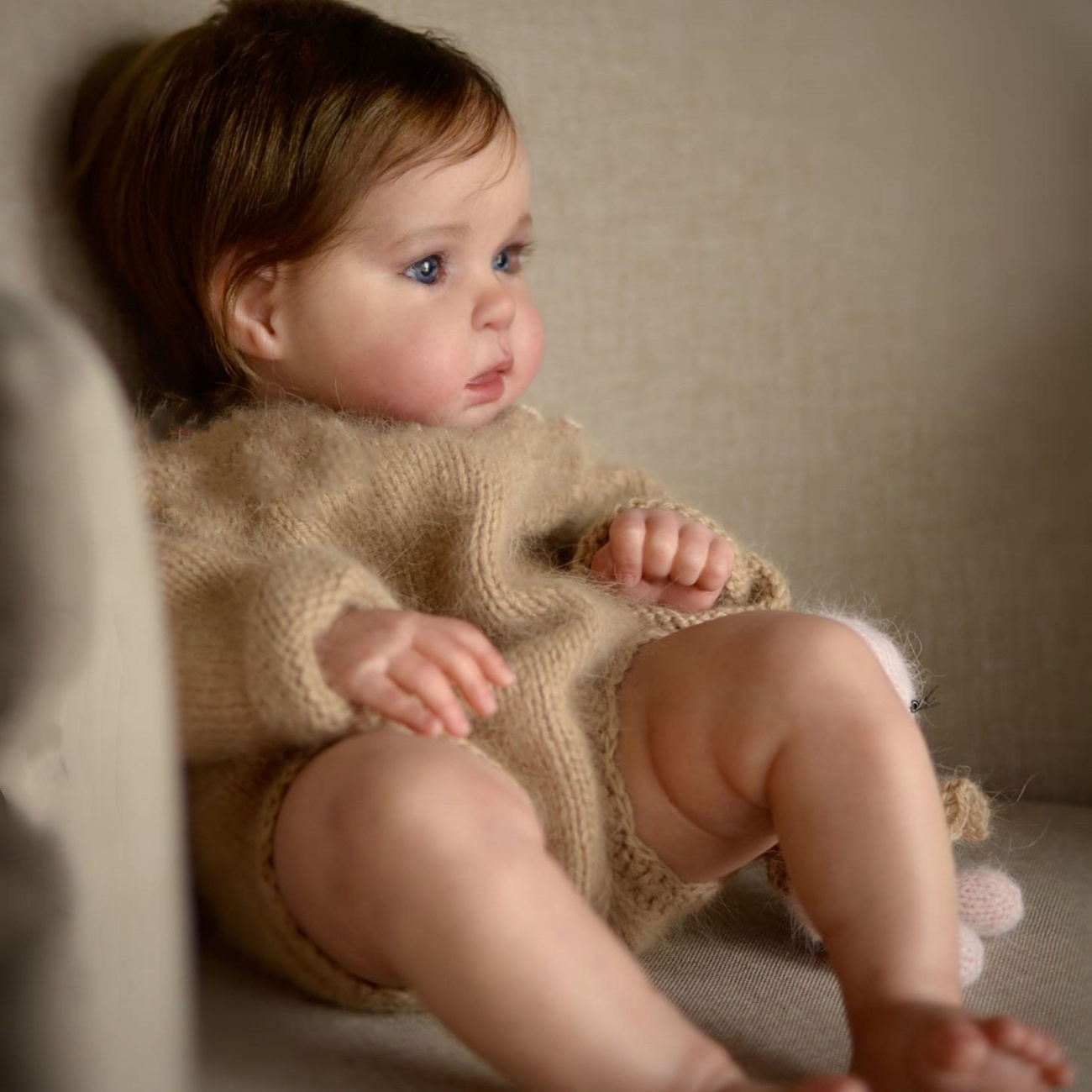Reborn Doll Andy 3D High Color 50cm Cotton Body Hair Transplant Simulation Baby Venous Blood Threads Clearly Visible