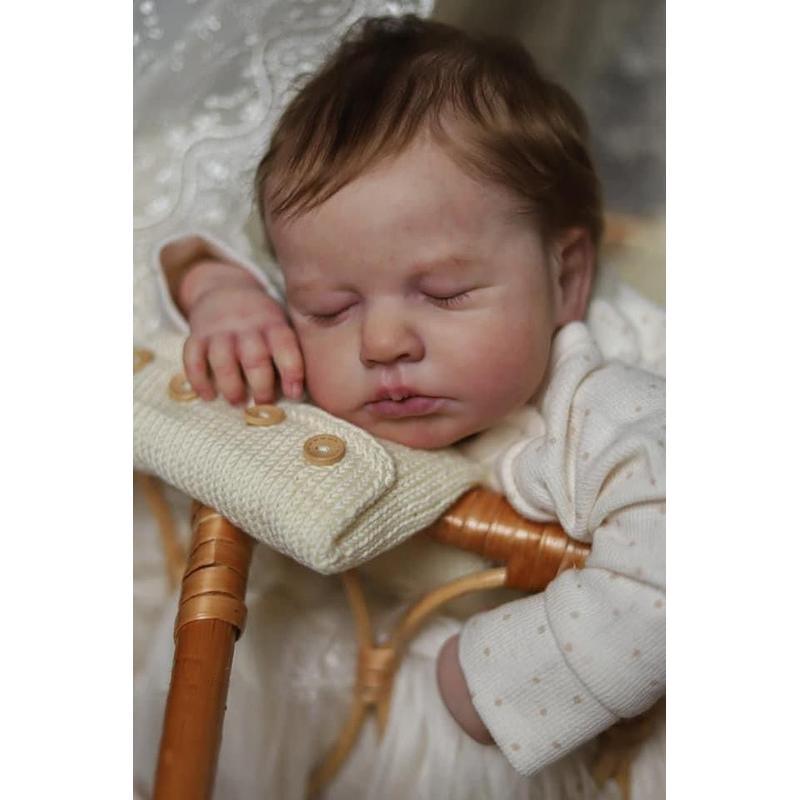 19-inch reborn baby LouLou simulation doll newborn baby