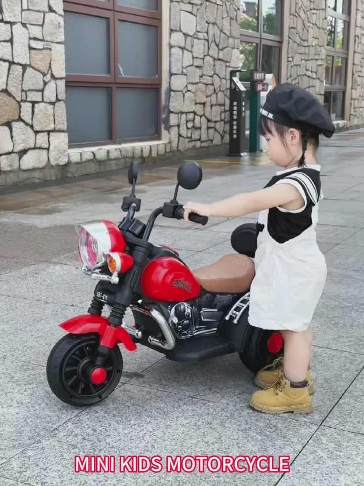Electric Kids Tricycle With Three Wheels,Rechargeable Kids Motorcycle